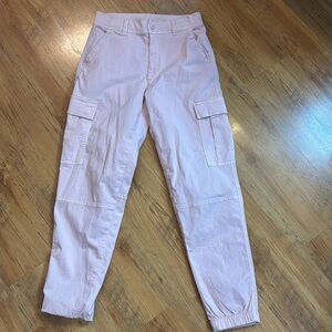 American Eagle Pink Cargo Pants Sz 4  29”waist